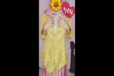 Live Ukhti Kebaya Hijab Pink Berani Menggoda WOT HD